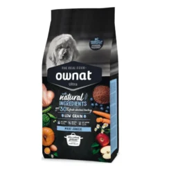 Ownat Maxi Junior Ultra Frango e Peru ração para cachorros