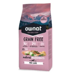 Ownat Mini Prime Grain Free Cordeiro ração para cães