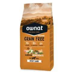 Ownat Prime Grain Free Adulto Cordeiro ração para cães