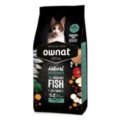 Ownat Ultra Ageing Ração de peixe para gatos sénior