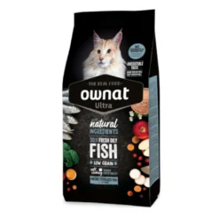 Ownat Ultra Mature Esterilizado Ração de peixe para gatos