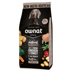 Ownat Ultra Medium Adult ração para cães