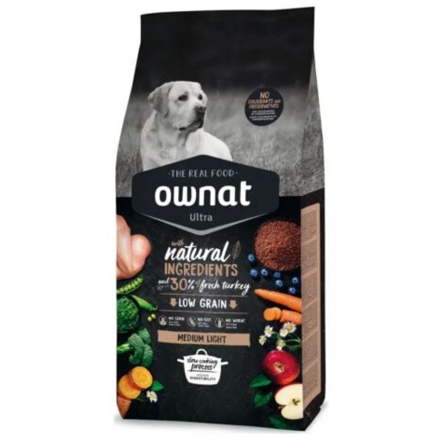 Ownat Ultra Medium Light ração para cães