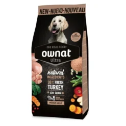 Ownat Ultra Medium Light ração para cães