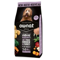 Ownat Ultra Medium Sterilized ração para cães