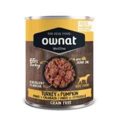 Ownat Wetline Peru e Abóbora lata para cães