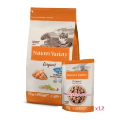 Pack Alimento Gatos Esterilizados Original Salmão Nature's Variety