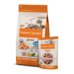 Pack alimento Gatos Grain Free Salmão Nature's Variety