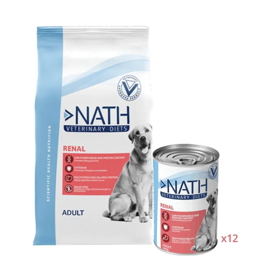 Pack Nath Renal - ração e alimento húmido para cão