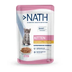 Pack Ração Nath + Saquetas de Frango em gelatina para gatinhos