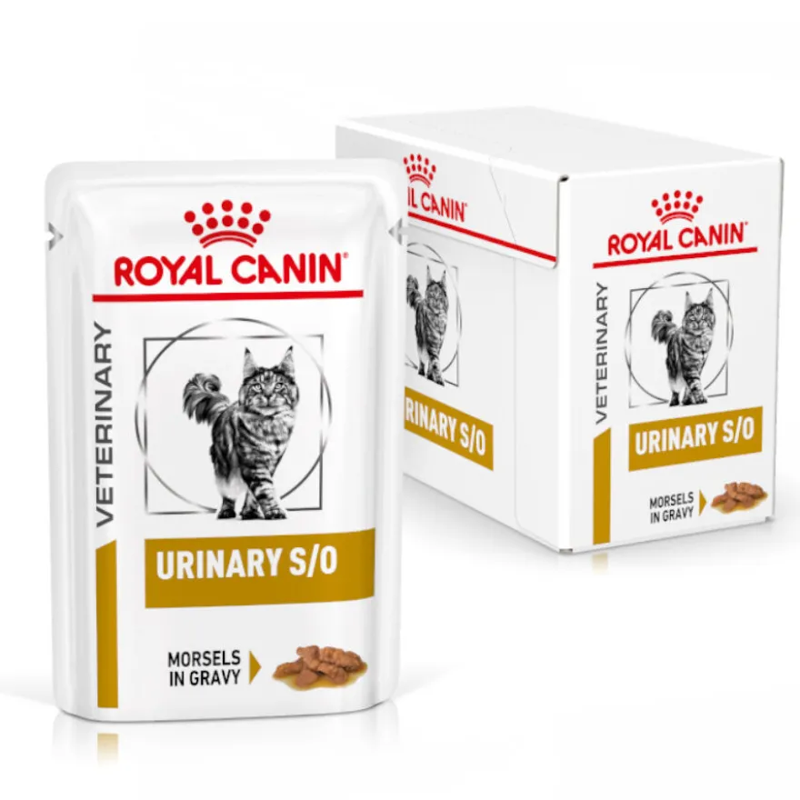 Pack 12 Saquetas Royal Canin Veterinary Diet Feline Urinary S/O 85 g
