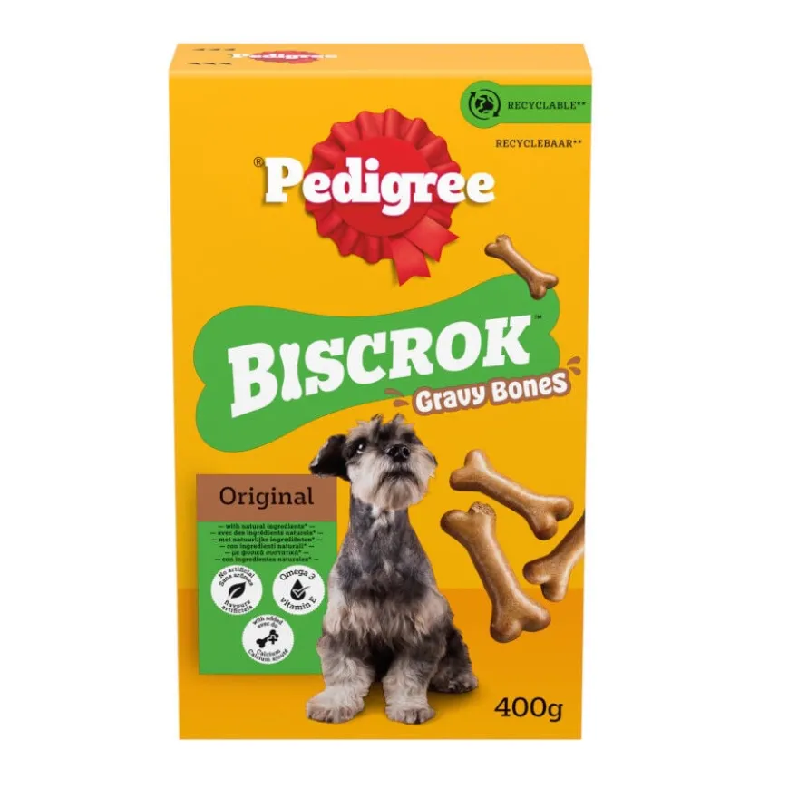 Pedigree Biscrok Gravy Bones Bolachas Snacks para Cães