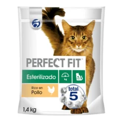 Perfect Fit Adult 1+ Ração de frango esterilizado para gatos