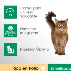 Perfect Fit Adult 1+ Ração de frango esterilizado para gatos