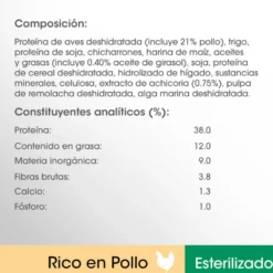Perfect Fit Adult 1+ Ração de frango esterilizado para gatos