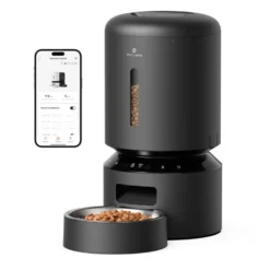 Petlibro Granary Wi-Fi Comedouro Automático Preto para cães e gatos
