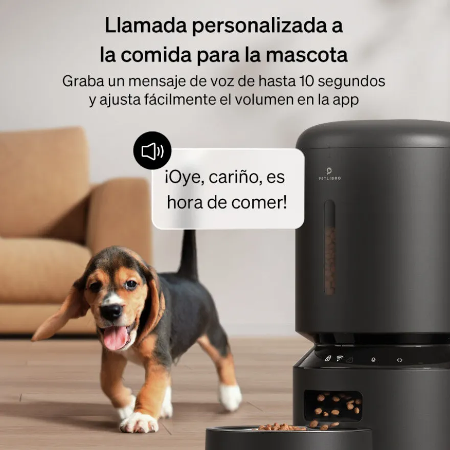 Petlibro Granary Wi-Fi Comedouro Automático Preto para cães e gatos