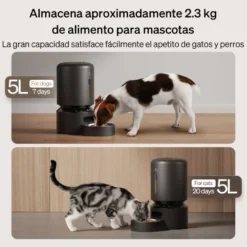 Petlibro Granary Wi-Fi Comedouro Automático Preto para cães e gatos