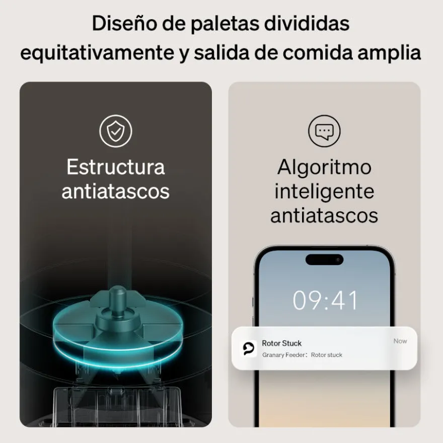 Petlibro Granary Wi-Fi Comedouro Automático Preto para cães e gatos
