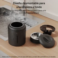 Petlibro Granary Wi-Fi Comedouro Automático Preto para cães e gatos