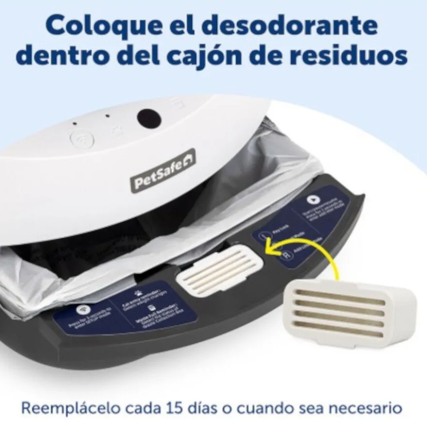 PetSafe SmartSpin Desodorizante para caixa de areia para gatos