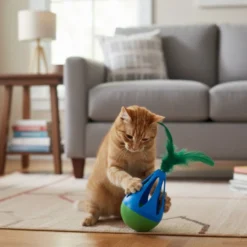 PLAYOLOGY BRINQUEDO COM PENA PARA GATOS
