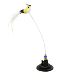 PLAYOLOGY BRINQUEDO PÁSSARO COM MOLA E VENTOSA PARA GATOS
