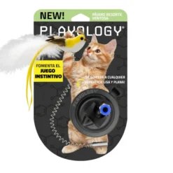 PLAYOLOGY BRINQUEDO PÁSSARO COM MOLA E VENTOSA PARA GATOS