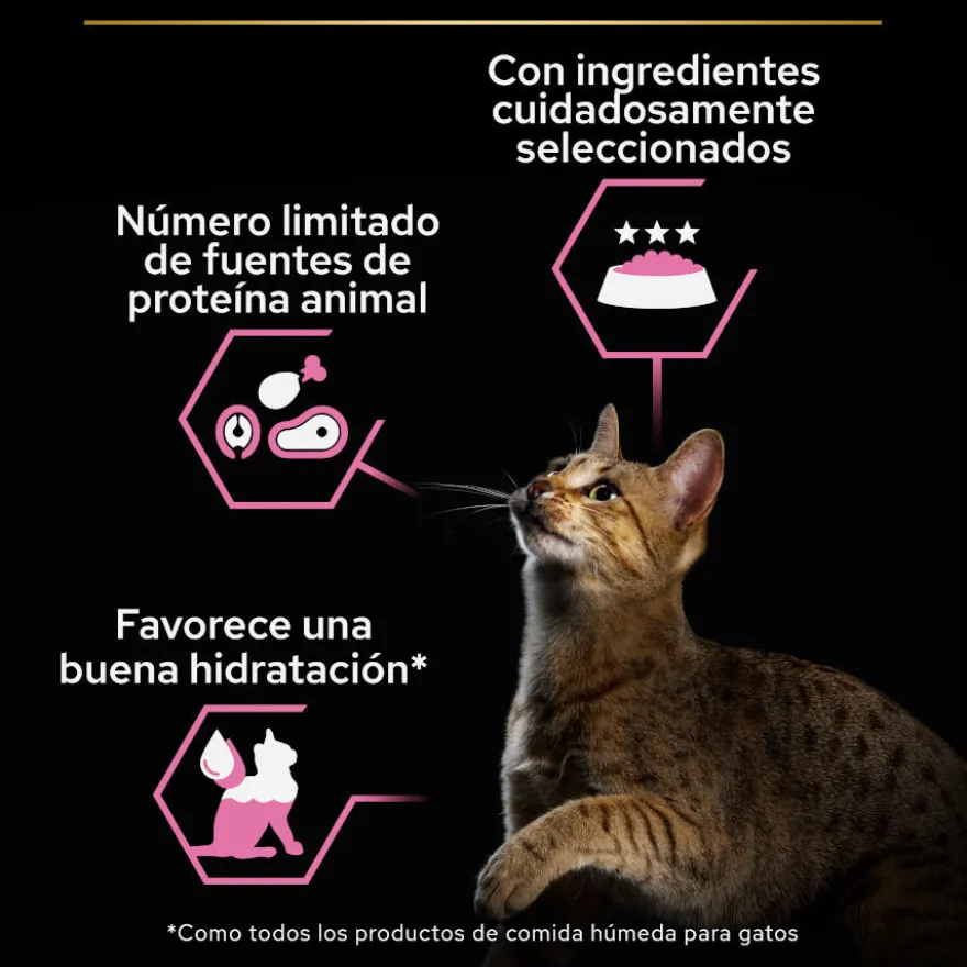 Pro Plan Adult Delicate Mousse de Peru em lata para gatos