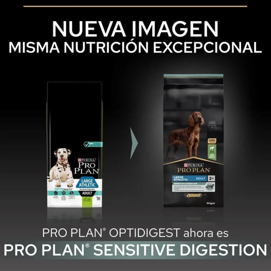 Pro Plan Adult Large Athletic Digestão Cordeiro ração para cães