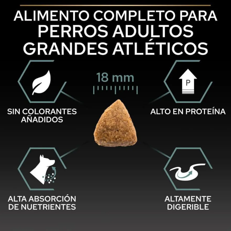 Pro Plan Adult Large Athletic Digestão Cordeiro ração para cães