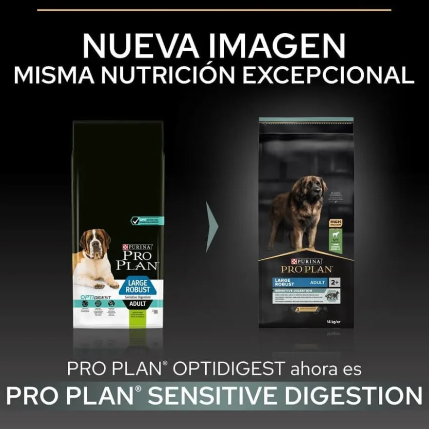 Pro Plan Adult Large Robust Digestão Cordeiro ração para cães