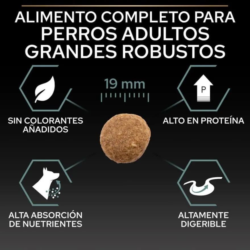 Pro Plan Adult Large Robust Digestão Cordeiro ração para cães