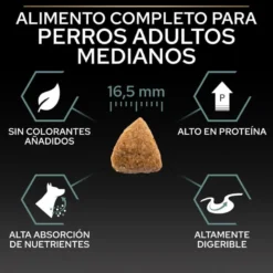 Pro Plan Adult Medium Digestão Cordeiro ração para cães