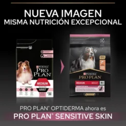 Pro Plan Adult Medium Sensitive Skin Salmão ração para cães
