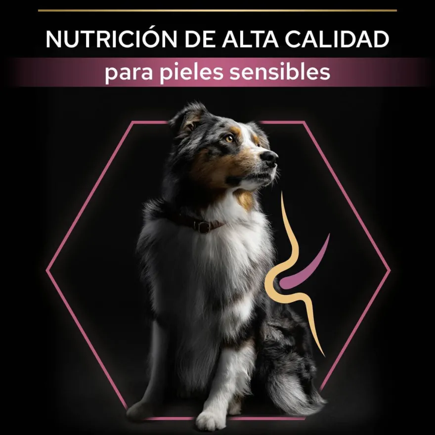 Pro Plan Adult Medium Sensitive Skin Salmão ração para cães