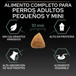 Pro Plan Adult Mini OptiDigest Cordeiro ração para cães