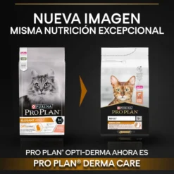 Pro Plan Adult OptiDerma Salmão ração para gatos