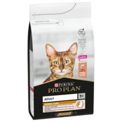 Pro Plan Derma Plus Hairball Control Salmão ração para gatos