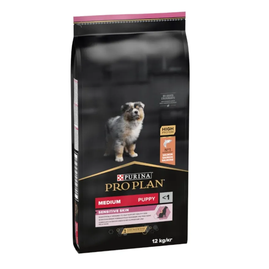 Pro Plan Puppy Medium Salmão Peles Sensíveis ração para cães