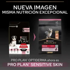 Pro Plan Puppy Medium Salmão Peles Sensíveis ração para cães