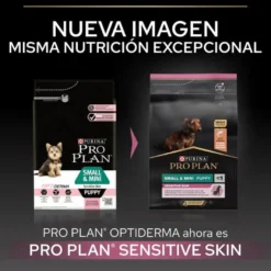 Pro Plan Puppy Small & Mini OptiDerma Salmão ração