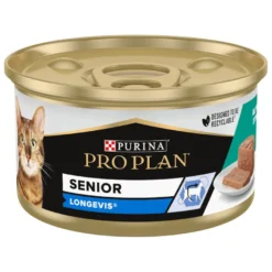 Pro Plan Senior Longevis Mousse de Atum em lata para gatos