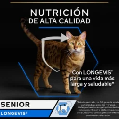 Pro Plan Senior Longevis Mousse de Atum em lata para gatos