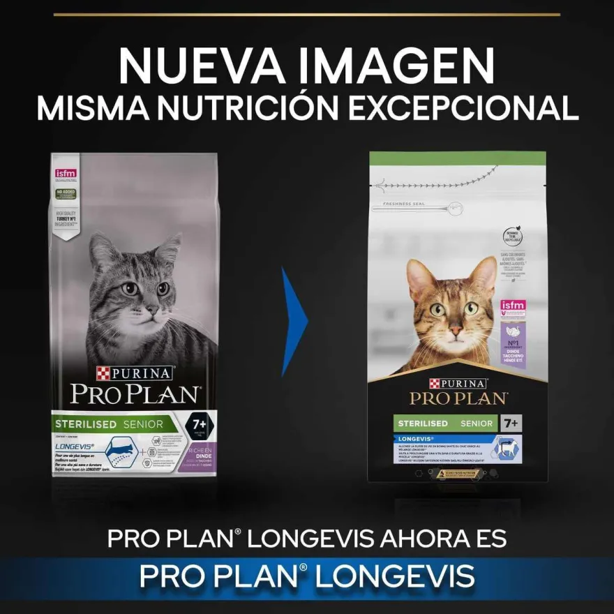 Pro Plan Senior Sterilized Peru ração para gatos