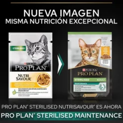 Pro Plan Sterilised Maintenance saquetas com frango em molho para gatos