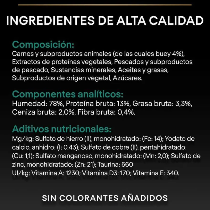 Pro Plan Sterilised Maintenance saquetas com vaca em molho para gatos
