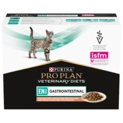 Pro Plan Veterinary Diets Feline Gastrointestinal Salmão em Molho saquetas para gatos - Multipack 10