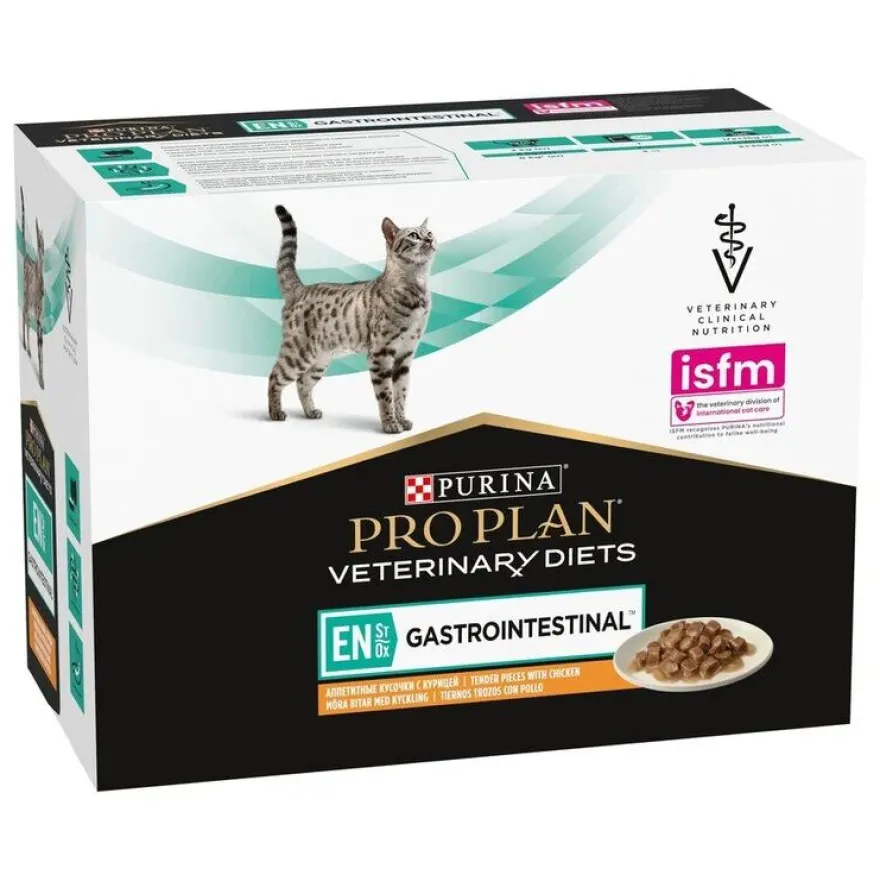 Pro Plan Veterinary Diets Gastrointestinal Alimento húmido em saqueta para gatos