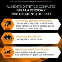 Pro Plan Veterinary Diets Obesity Management OM ração para gatos